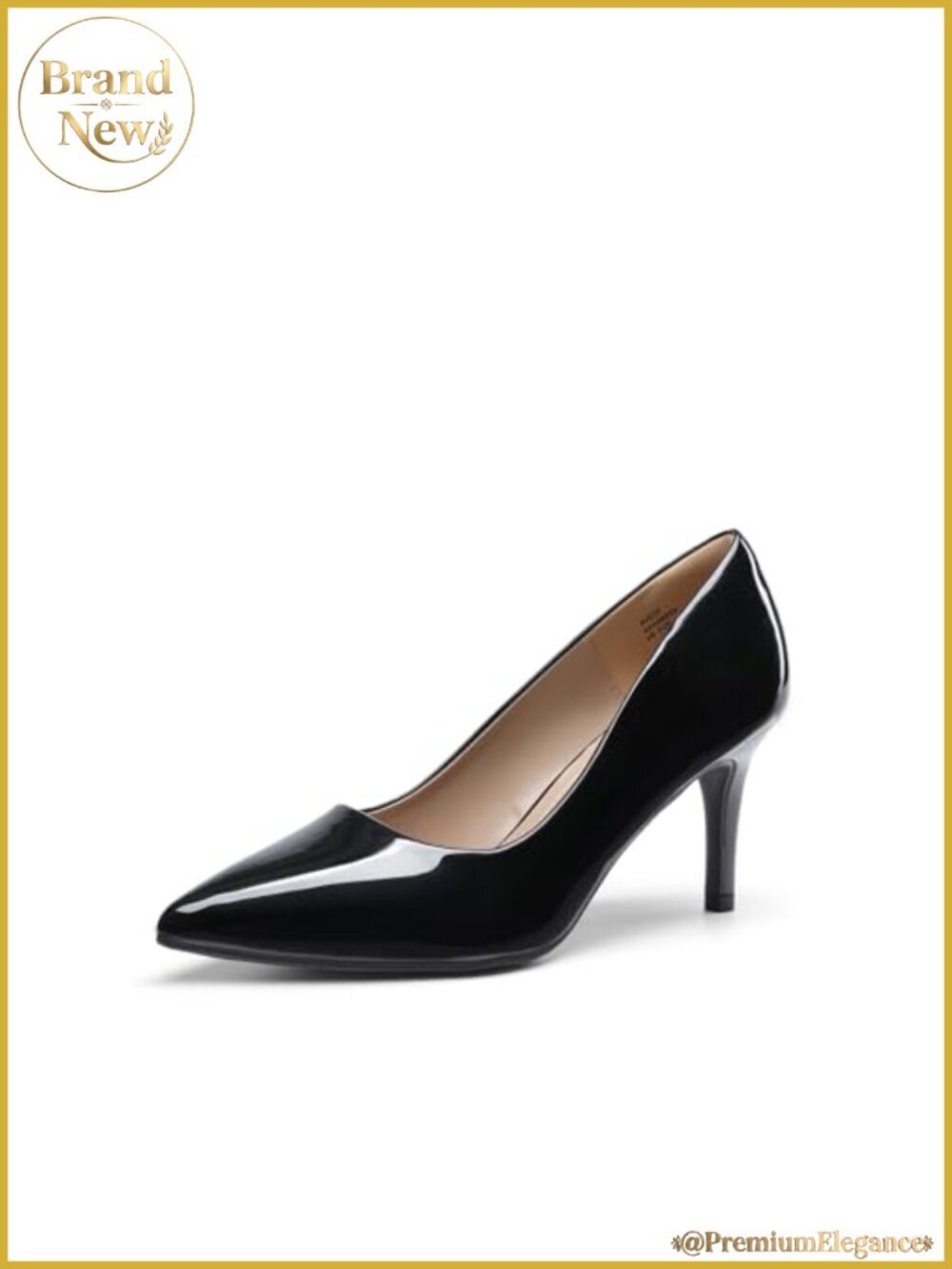 Women's Stiletto Heels Pumps Pointed Toe Slip On 3 Inch High Heel Shoes